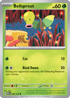 Bellsprout Common card from 151