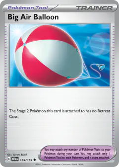 Big Air Balloon Uncommon card from 151