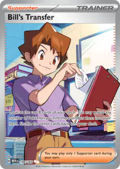 Bill's Transfer Ultra Rare card from 151