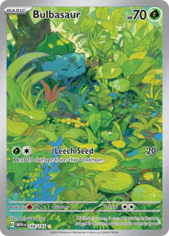 Bulbasaur Illustration Rare card from 151