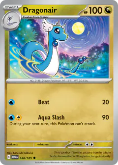 Dragonair Uncommon card from 151