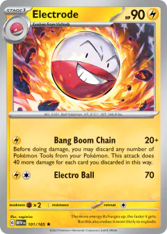 Electrode Rare card from 151