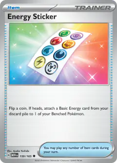 Energy Sticker Uncommon card from 151