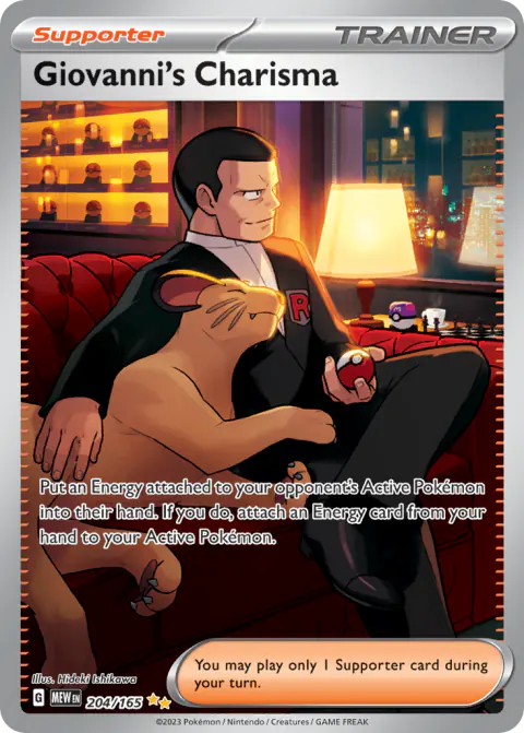Giovanni's Charisma Special Illustration Rare