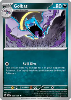 Golbat Uncommon card from 151