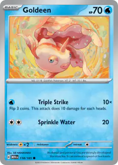 Goldeen Common card from 151
