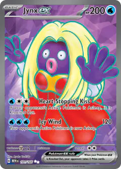 Jynx ex Ultra Rare card from 151