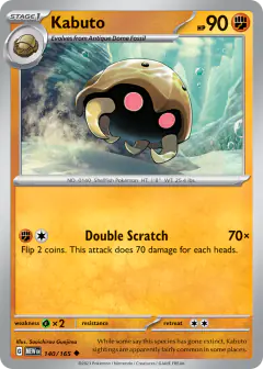 Kabuto Uncommon card from 151