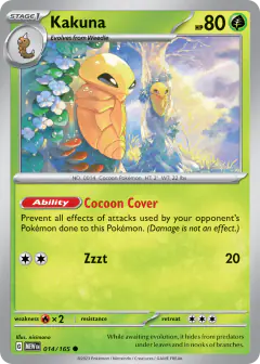 Kakuna Common card from 151