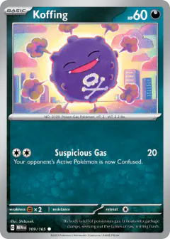 Koffing Common card from 151