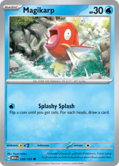 Magikarp Common card from 151