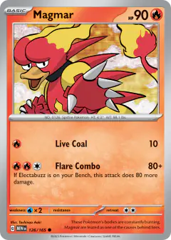 Magmar Common card from 151