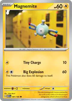 Magnemite Common card from 151