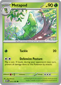 Metapod Common card from 151