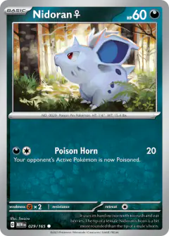 Nidoran ♀ Common card from 151