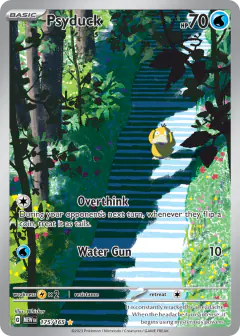 Psyduck Illustration Rare card from 151