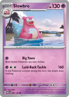 Slowbro Uncommon card from 151