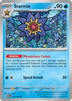 Starmie Rare card from 151