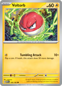 Voltorb Common card from 151