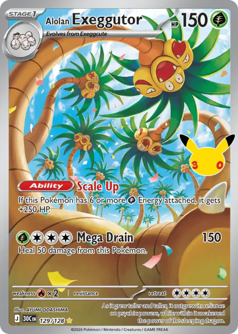 Alolan Exeggutor Illustration Rare