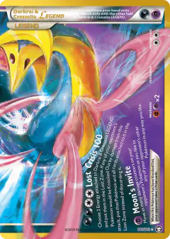 Darkrai & Cresselia LEGEND LEGEND card from 30th Celebration