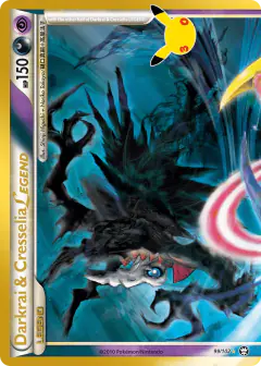 Darkrai & Cresselia LEGEND LEGEND card from 30th Celebration