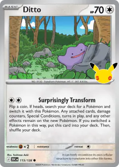 Ditto Common card from 30th Celebration