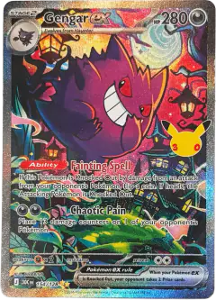 Gengar ex Special Illustration Rare card from 30th Celebration