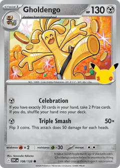 Gholdengo Common card from 30th Celebration