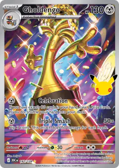 Gholdengo Illustration Rare card from 30th Celebration
