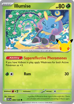Illumise Common card from 30th Celebration