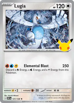 Lugia Rare card from 30th Celebration