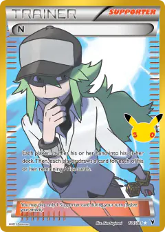 N Rare Ultra card from 30th Celebration