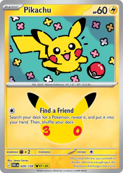 Pikachu Pikachu Rare card from 30th Celebration