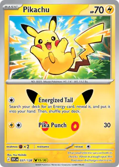 Pikachu Pikachu Rare card from 30th Celebration