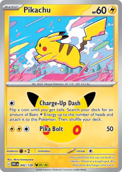Pikachu Pikachu Rare card from 30th Celebration