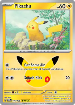 Pikachu Pikachu Rare card from 30th Celebration