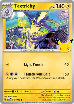 Toxtricity Common card from 30th Celebration
