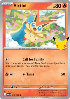 Victini Common card from 30th Celebration