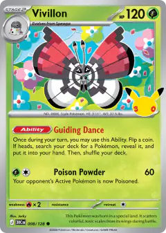 Vivillon Common card from 30th Celebration