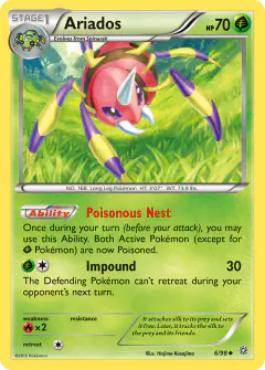 Ariados Uncommon card from Ancient Origins