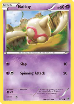 Baltoy Common card from Ancient Origins