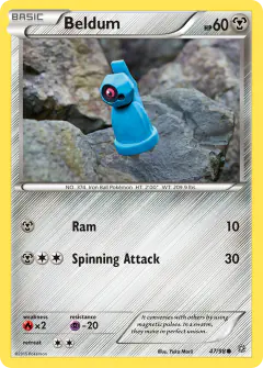 Beldum Common card from Ancient Origins