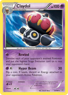 Claydol Rare card from Ancient Origins