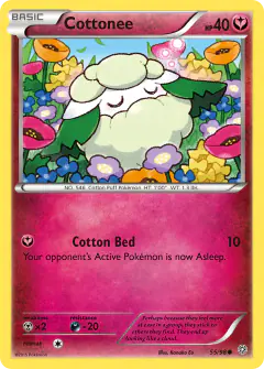 Cottonee Common card from Ancient Origins