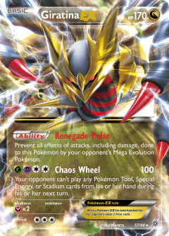 Giratina-EX Rare Holo EX card from Ancient Origins