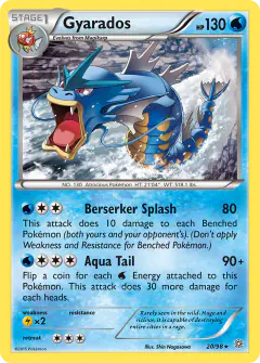 Gyarados Rare card from Ancient Origins