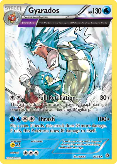 Gyarados Rare Holo card from Ancient Origins