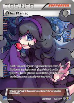 Hex Maniac Rare Ultra card from Ancient Origins