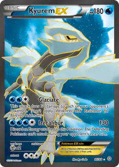 Kyurem-EX Rare Ultra card from Ancient Origins
